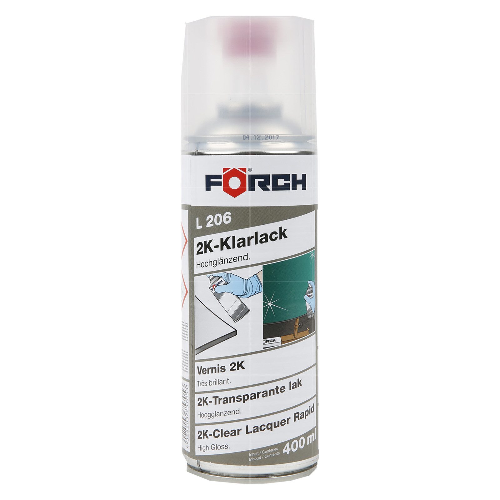 FÖRCH Klarlack L206 2K-Klarlack - 0.4 Ltr (Hochglänzend)