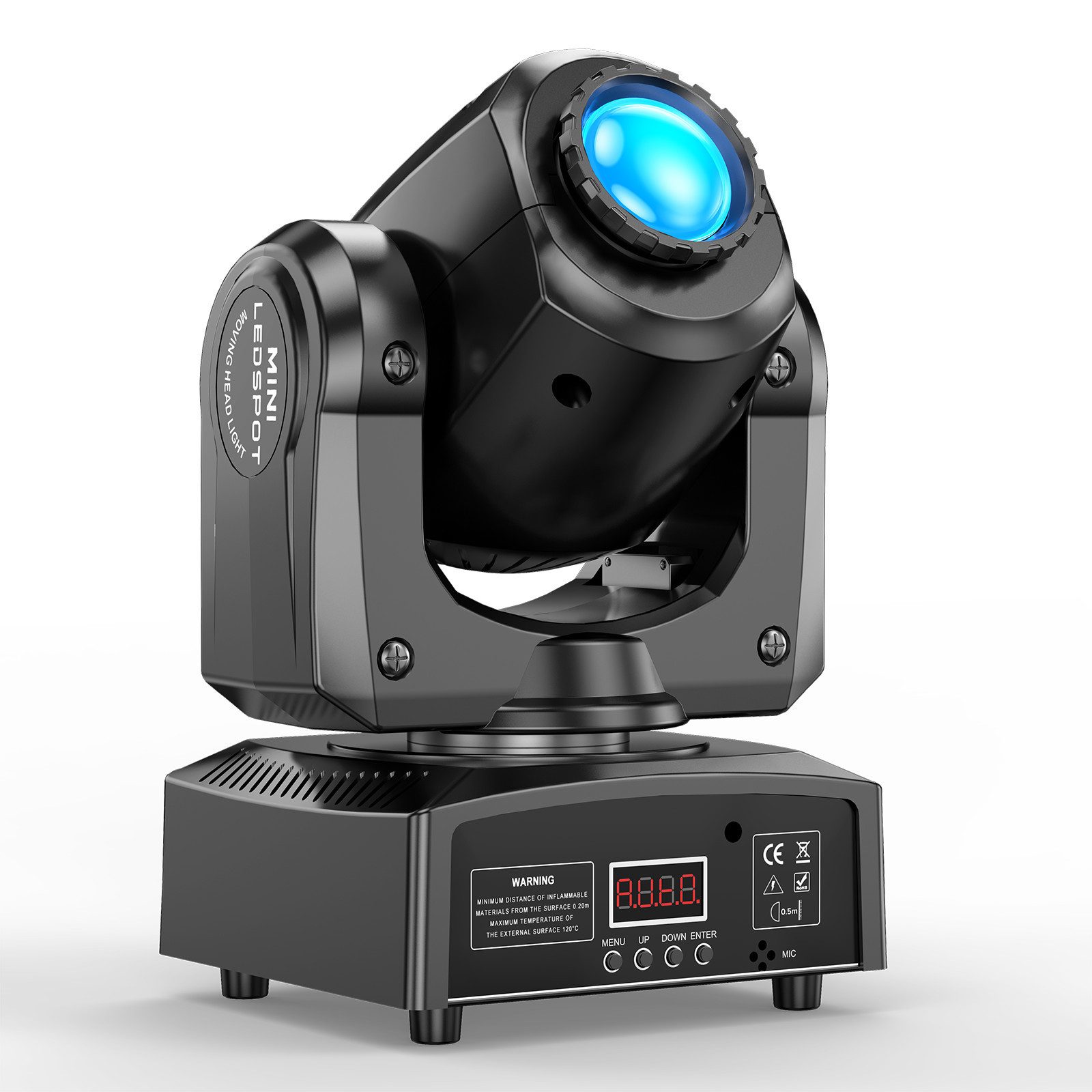 ZonQoonz Discolicht 100W Moving Head Light, BühnenLicht Gobo Strahl Für DJ Party Disco