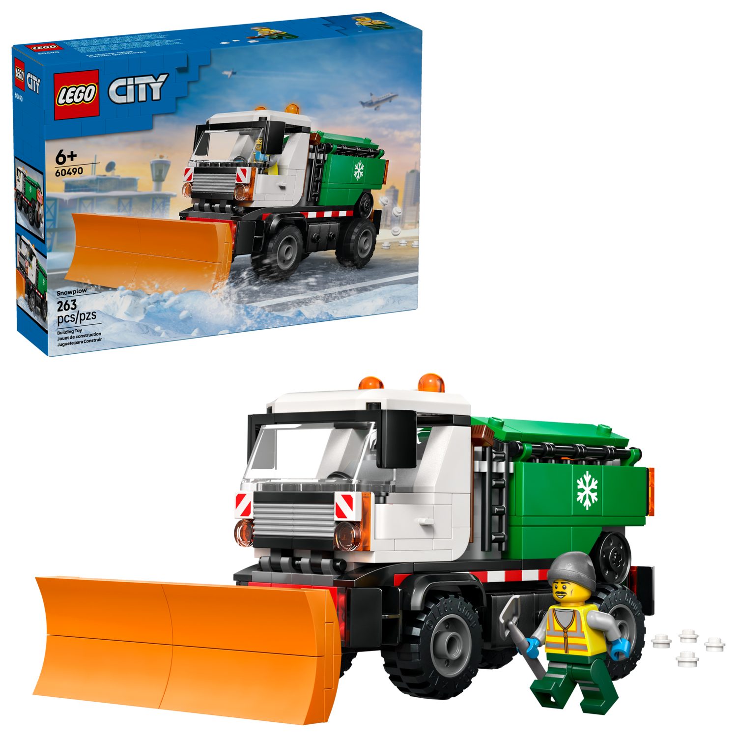 LEGO® City 60490 Schneepflug Spielbausteine, (Set, 263 St., Set)