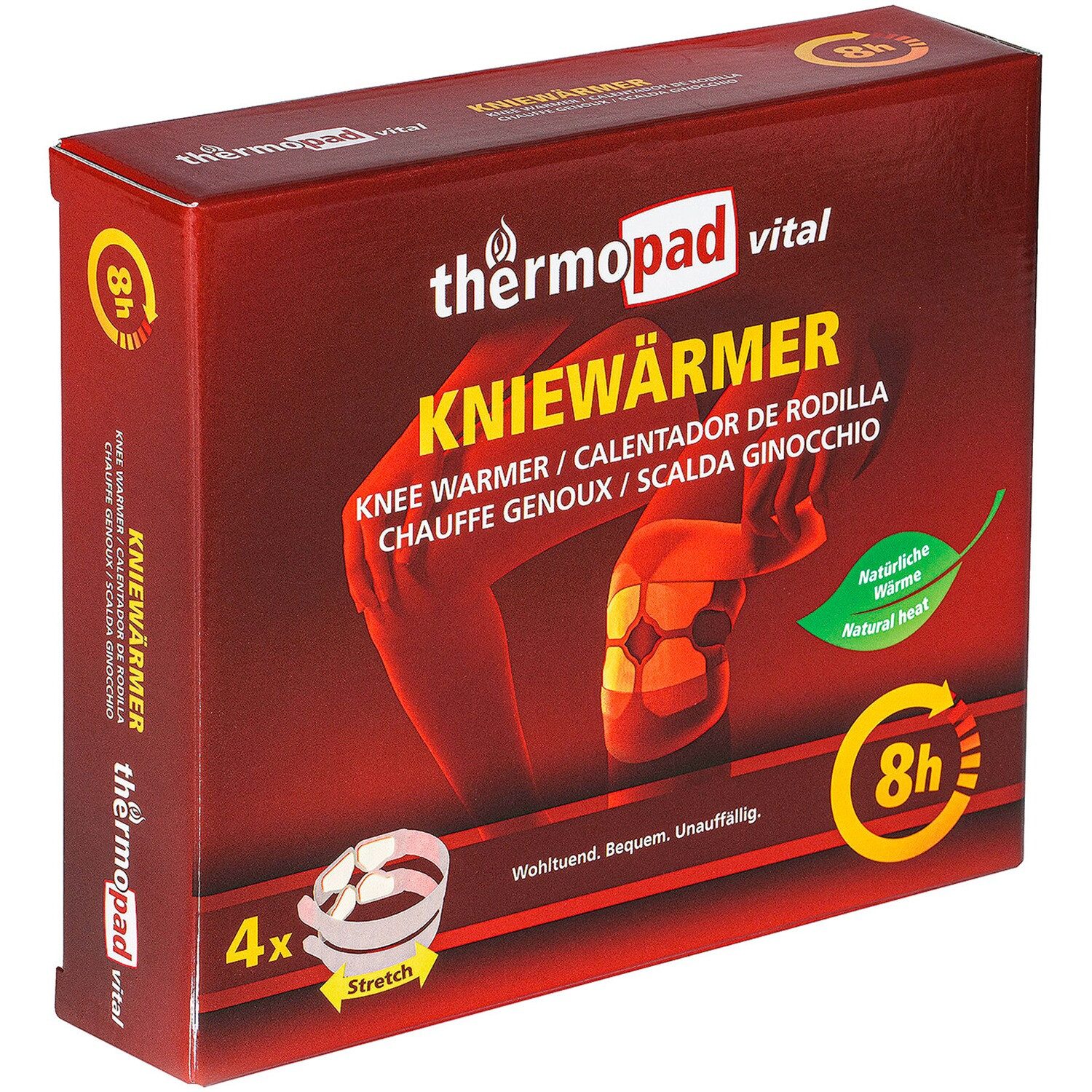 Thermopad Körperwärmer Kniewärmer (4er Box)
