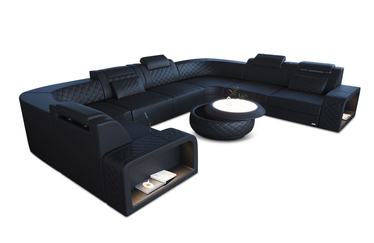 Sofa Dreams Wohnlandschaft Ledersofa Foggia U günstig online kaufen
