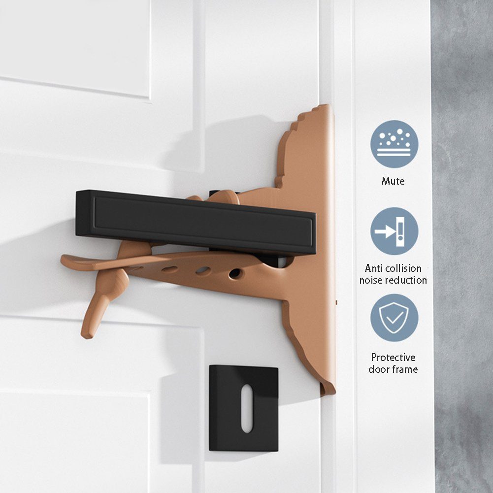 Blusmart Türbandseitensicherung verhindern Silent-Sticker, Aufprall Anti-Lärm-Puffer-Pad, der Kissen Tür Schließen Lärm das Türverriegelungspolster transparent reduzieren