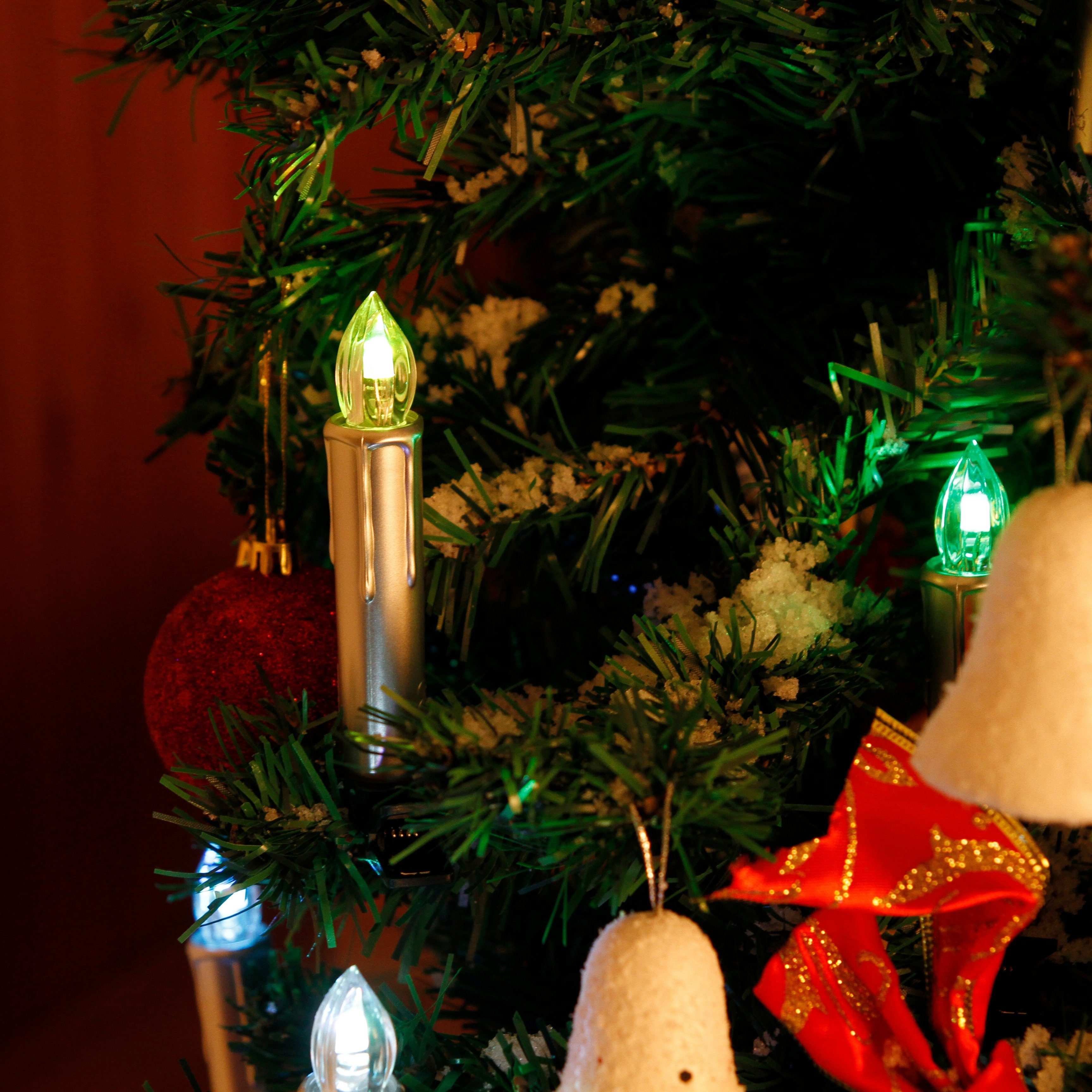 CCLIFE LED-Kerze LED Weihnachtskerzen Kabellos RGB günstig online kaufen