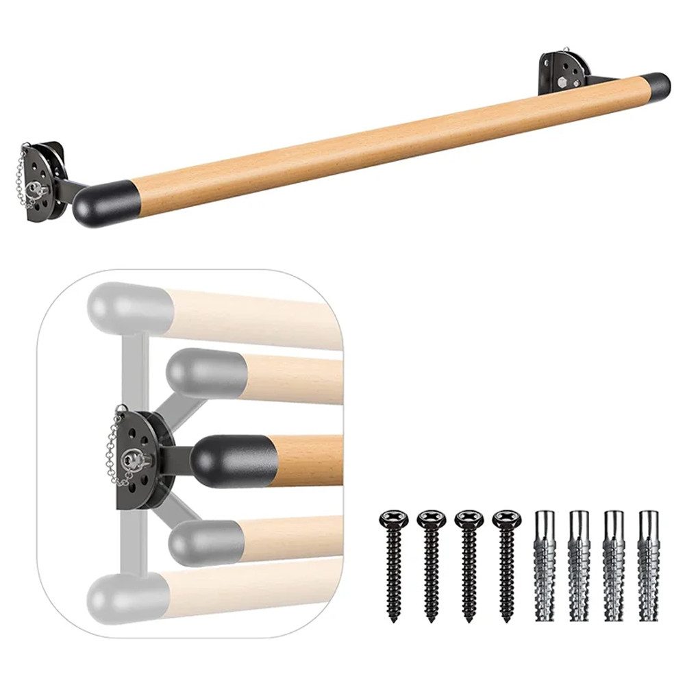 Divit Halter Balettstange Massivholz BS21 Workout Stange Wandmontage DPL1 günstig online kaufen