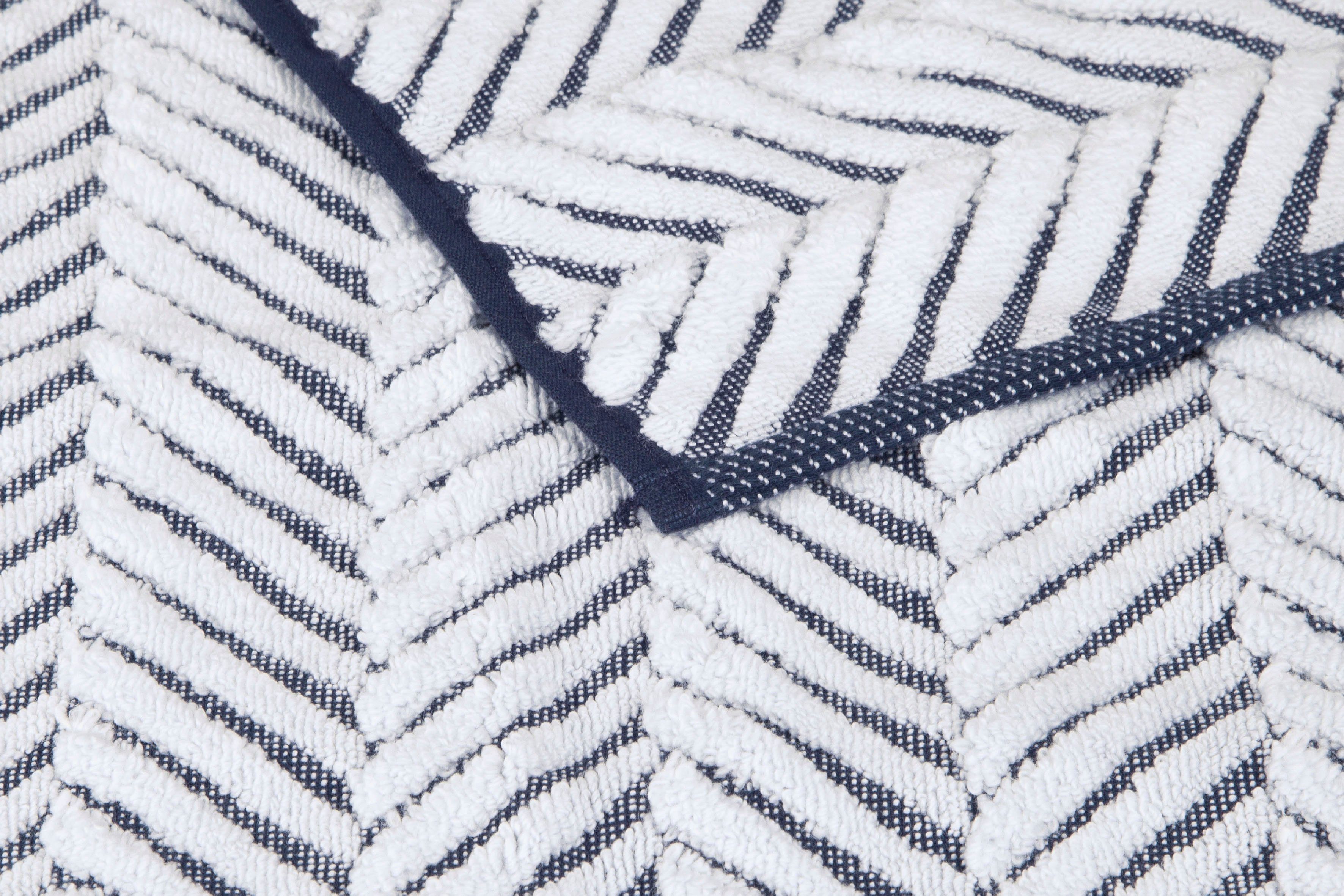 ROSS Gästehandtücher Sensual 9002, Frottier (6-St), im Zopfmusterstil