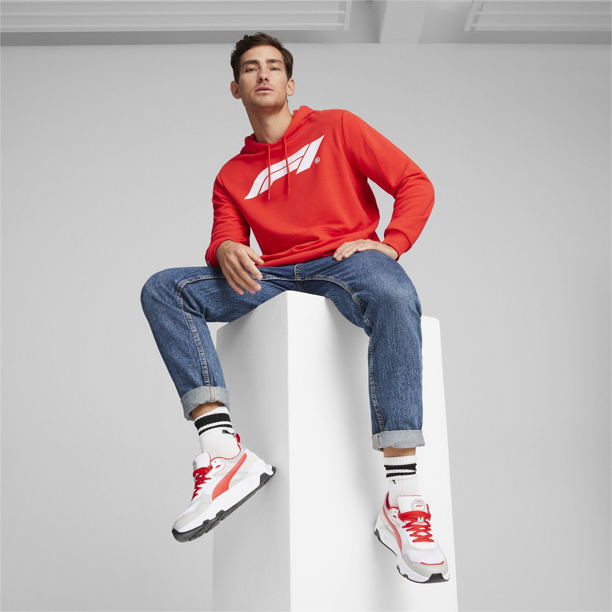 PUMA Hoodie F1® ESS Motorsport Hoodie mit Logo Herren