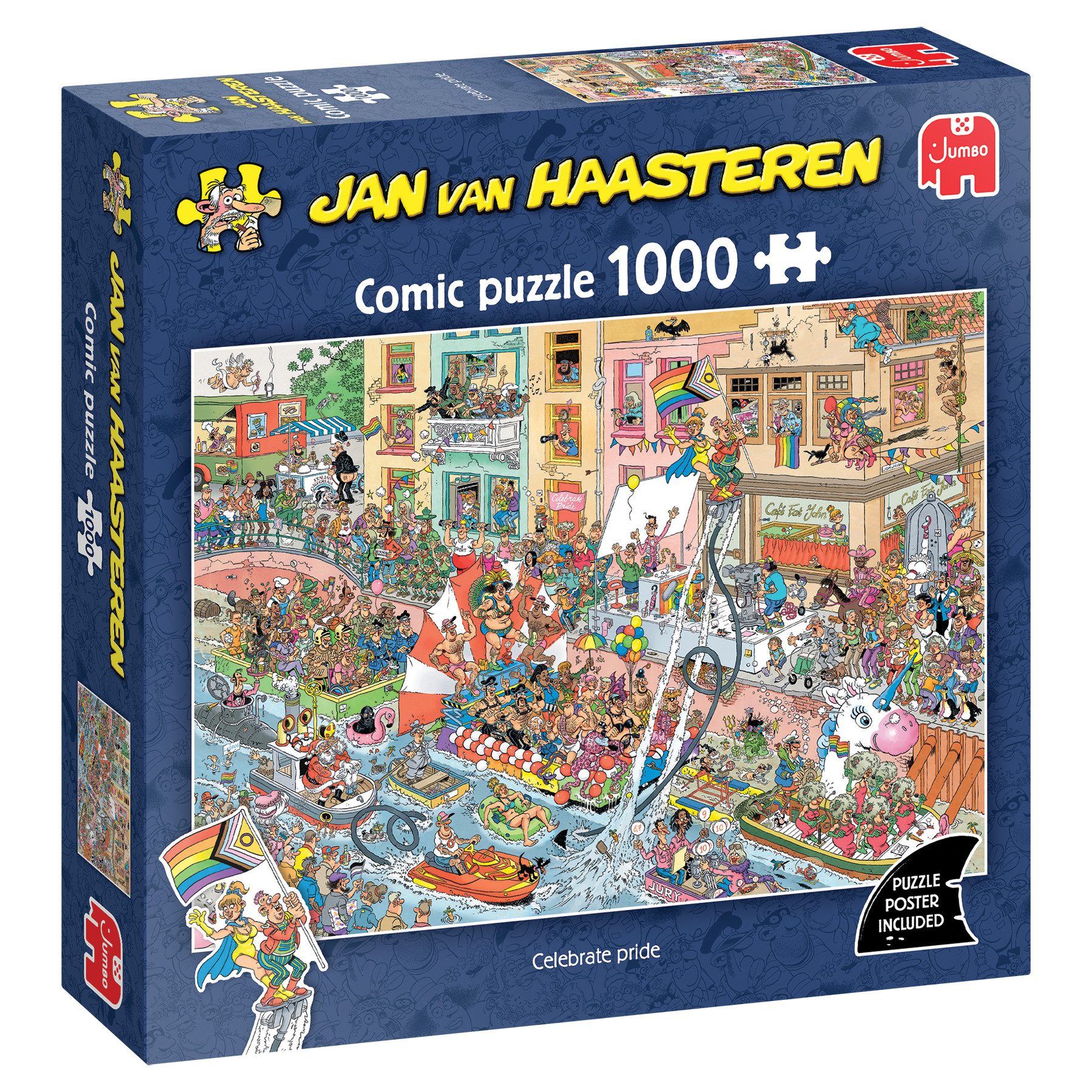Jan van Haasteren Puzzle Jan van Haasteren, Celebrate Pride, 1000 Teile Puzzle, 1000 Puzzleteile