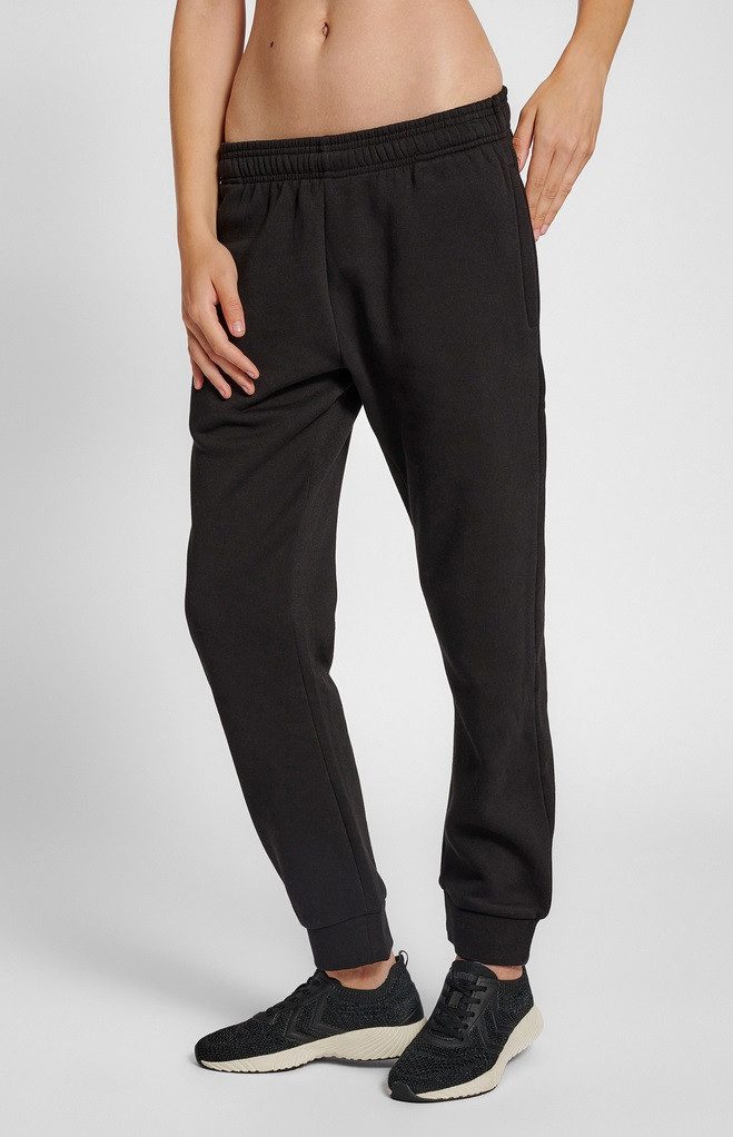 Sweatpants Freizeithose hmlRED Basic (Baumwolle) schwarz Damen