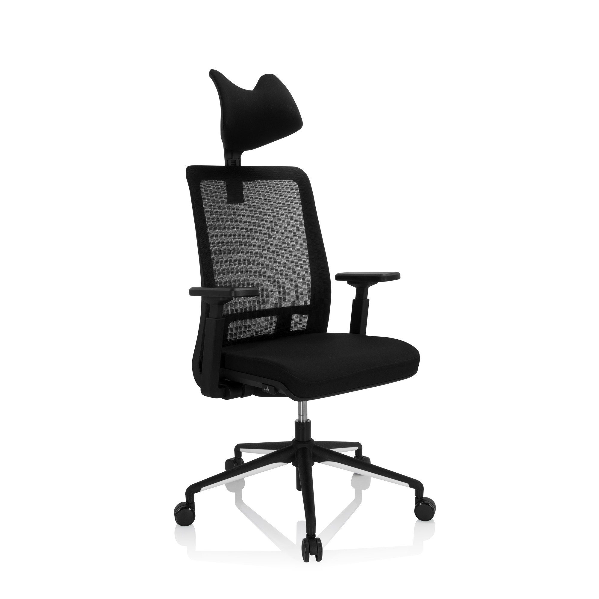 (1 OFFICE Drehstuhl MA St), Profi Bürostuhl hjh SKATE Stoff/Netzstoff Schreibtischstuhl ergonomisch