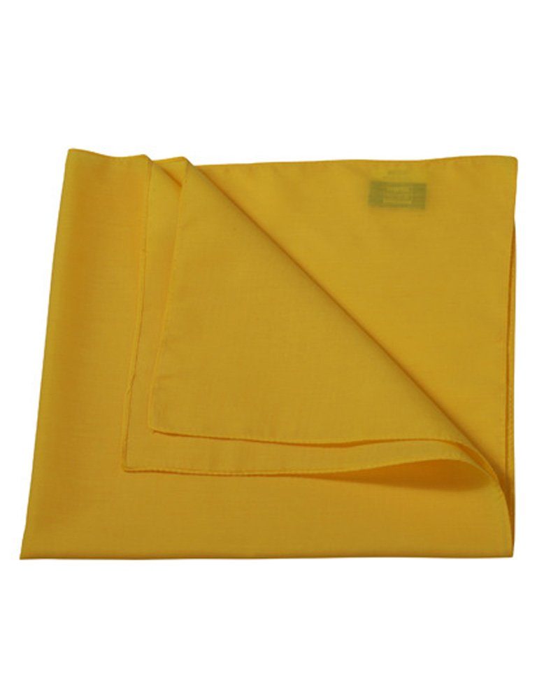 und Halstuch, Goodman Design Baumwolle Bandana Kopftuch aus Sun Polyester Yellow Bandana