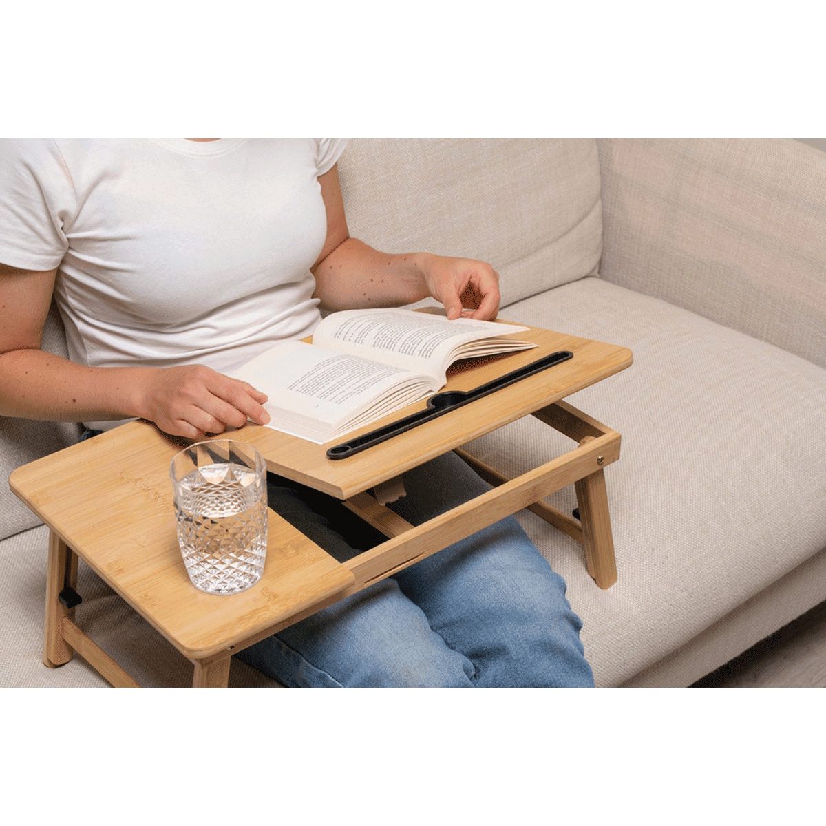 alpina ® Laptoptisch Laptoptisch Verstellbar - Bettisch für Laptop - Laptop Ständer Bett
