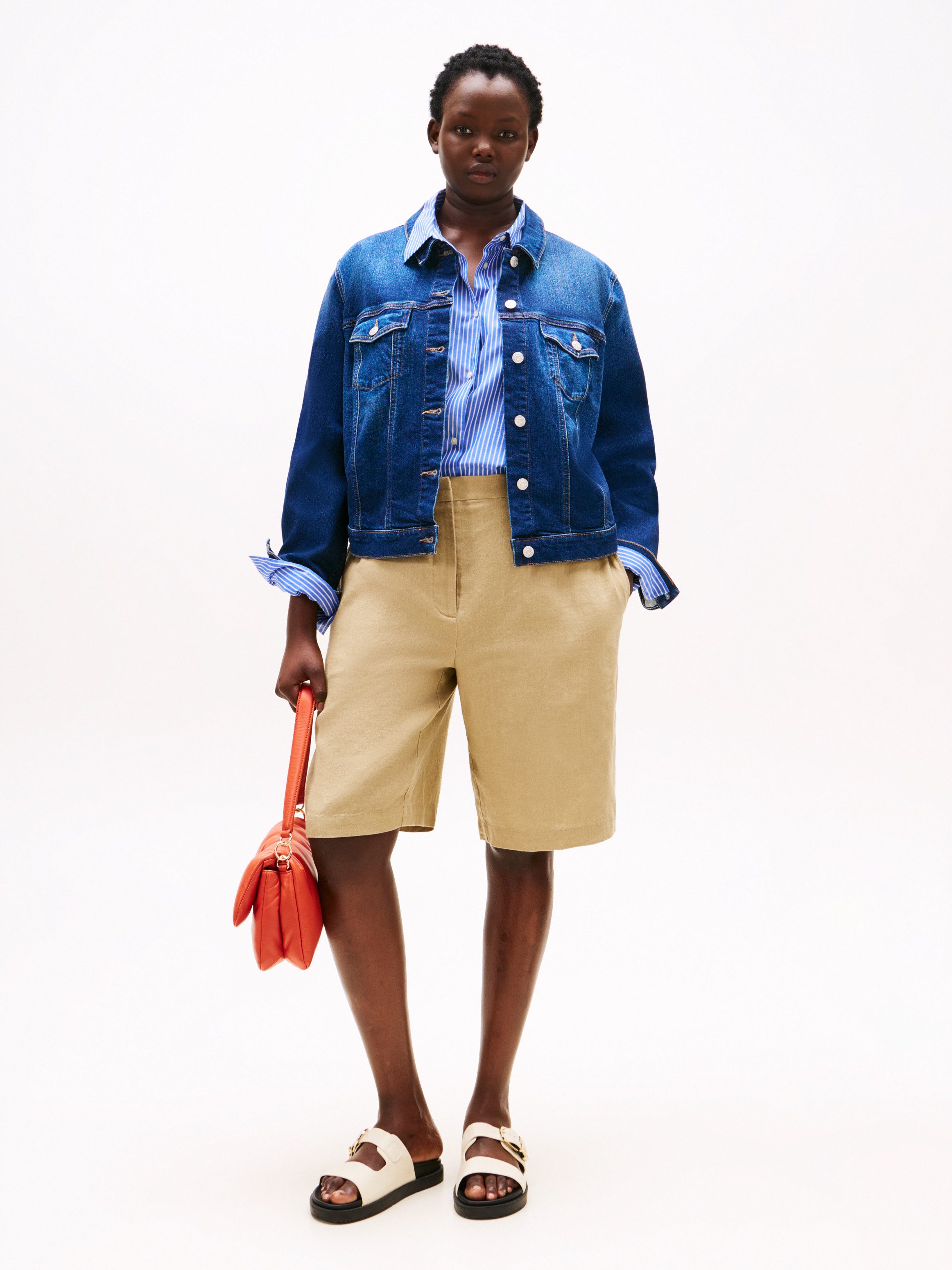 Tommy Hilfiger Curve Jeansjacke CRV DNM NEW DOREEN SLIM JACKET günstig online kaufen