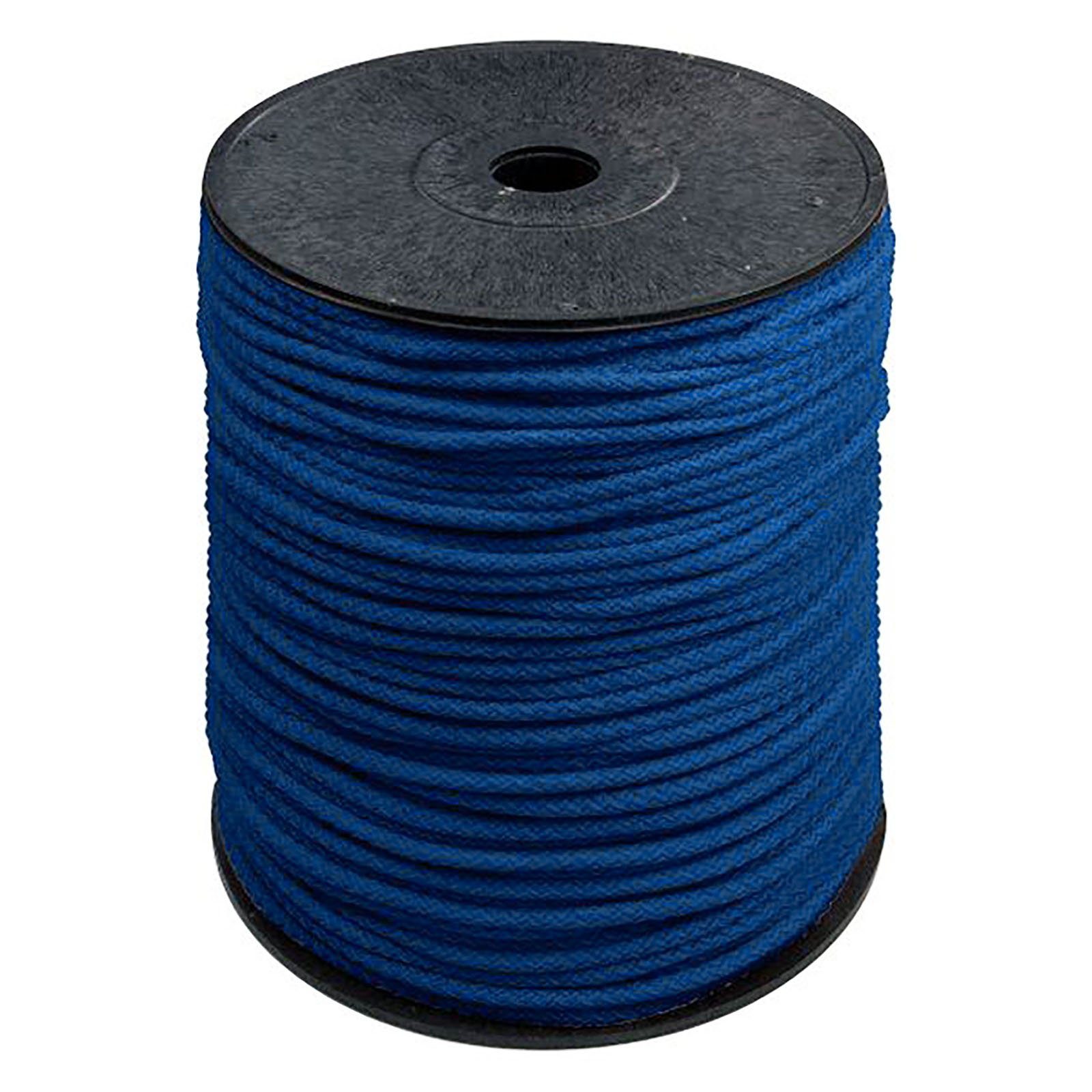 maDDma 200m Polyester-Seil Ø 5,5mm, Farbwahl Seil, königsblau