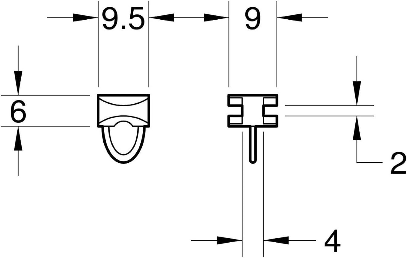 Euroshowers GmbH Duschvorhangklammer Duschvorhanghaken & -gleiter Set, 24 Stück, Weiß, Standard Duschvorhangstangen, (24-St)