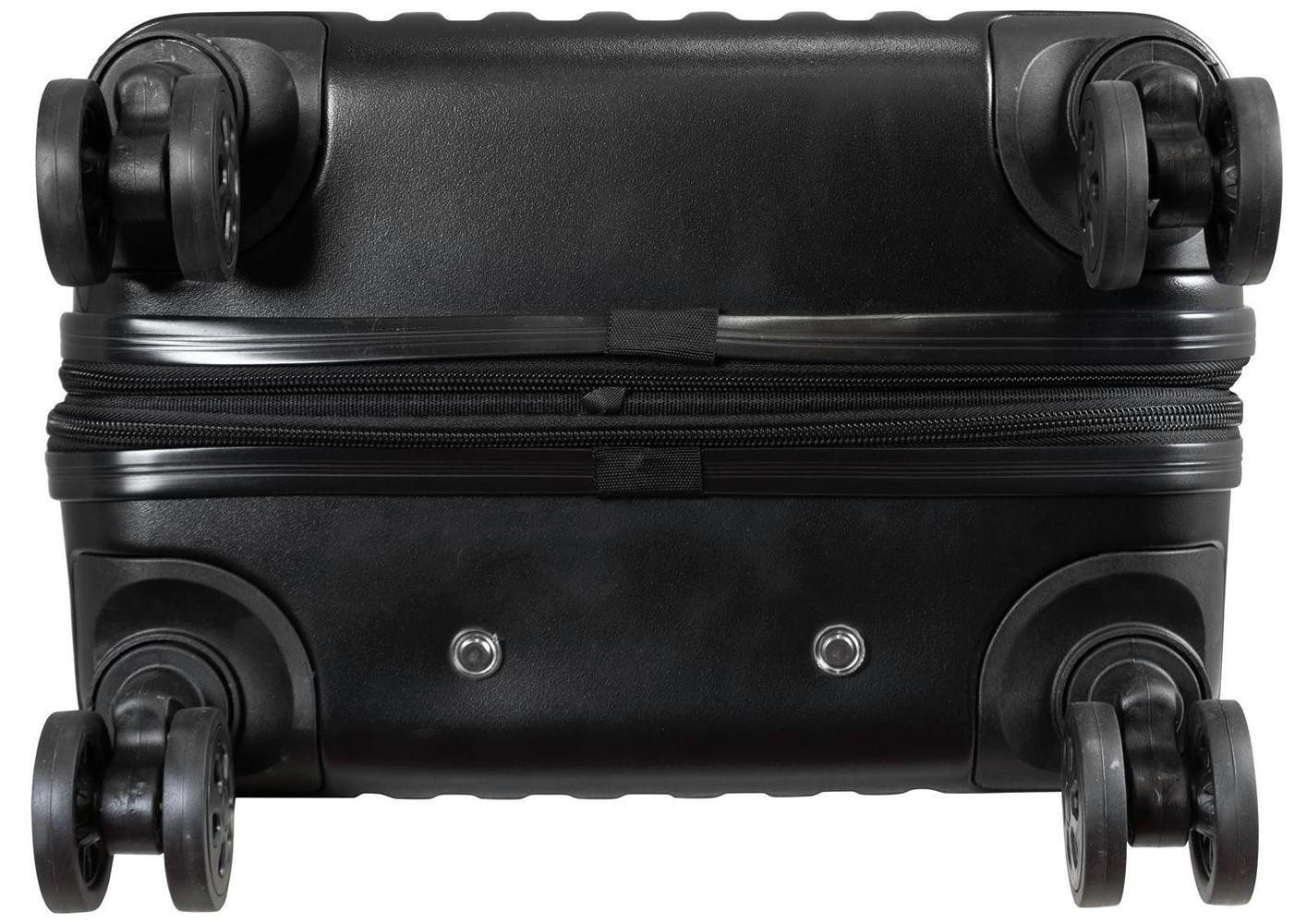 Warenhandel König Hartschalen-Trolley Portofino, 4 Rollen, Hartschale, Dehnfalte für mehr Volumen, einheitliche Farbgestaltung