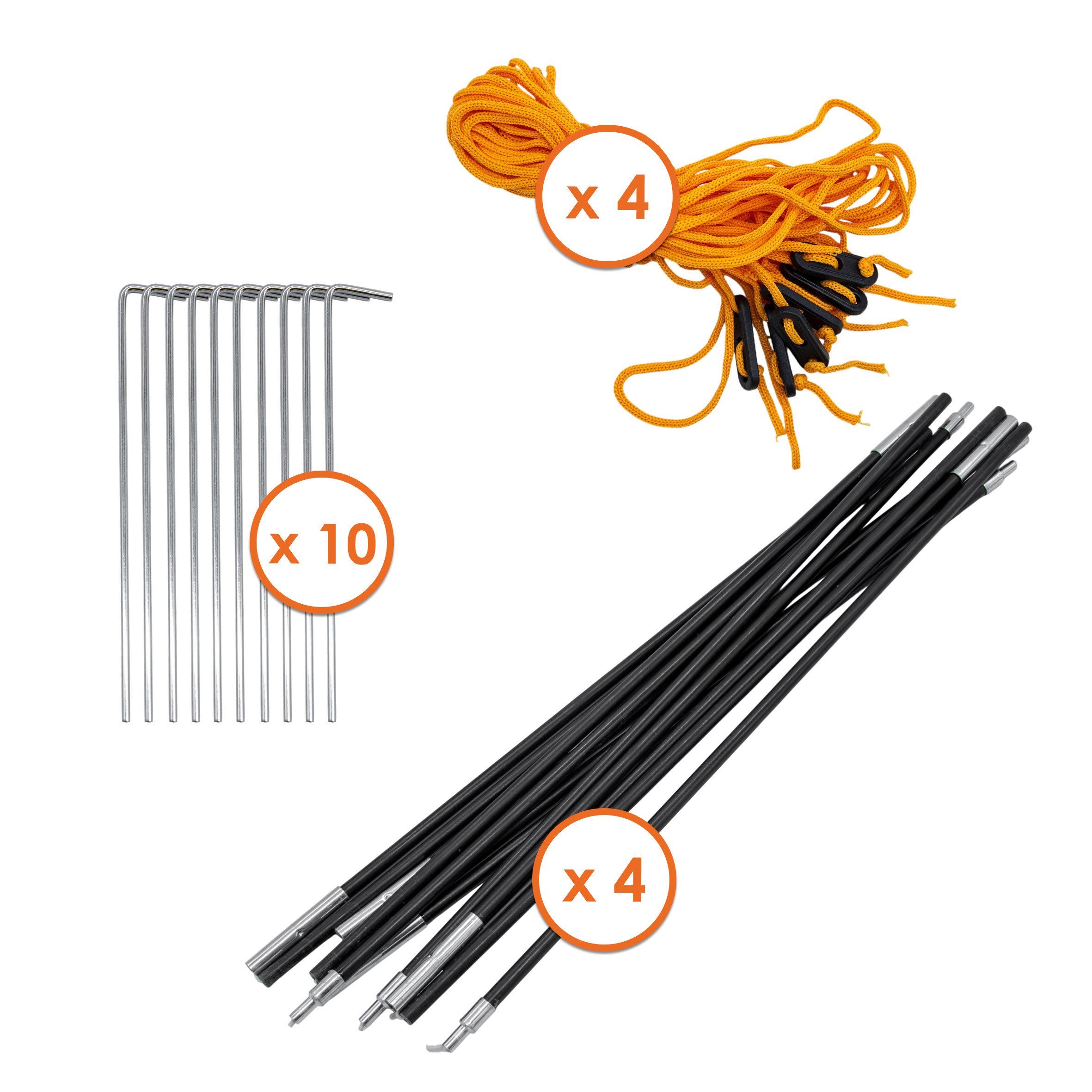 Spetebo Windschutz Strand Windschutz grau mit Tragetasche - 400 x 140 cm, Personen: 6 (Anzahl, 1 tlg., Stück), Inklusive Tragetasche