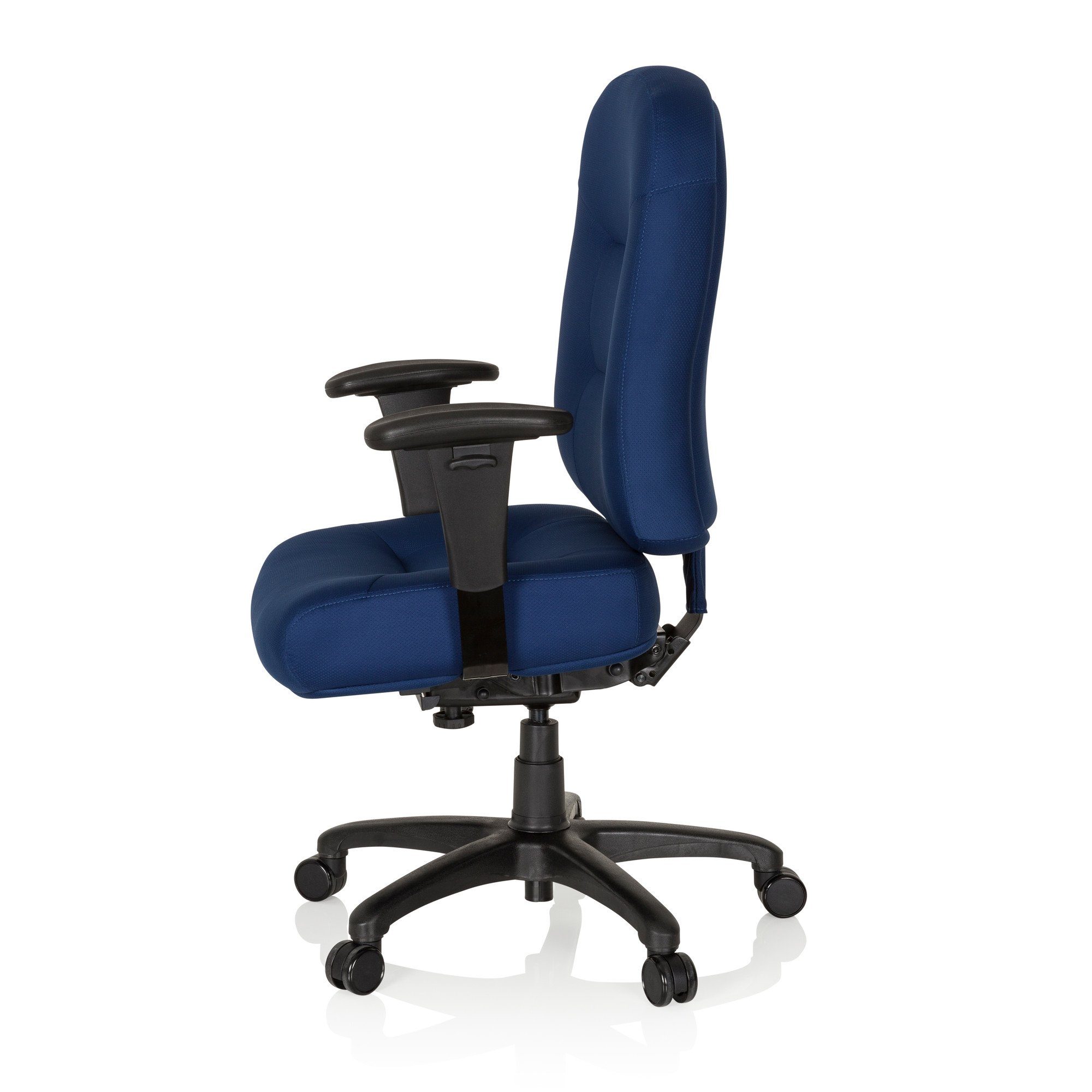 Bürostuhl Blau Profi ergonomisch XXL St), OFFICE Drehstuhl hjh Stoff (1 Schreibtischstuhl ZENIT