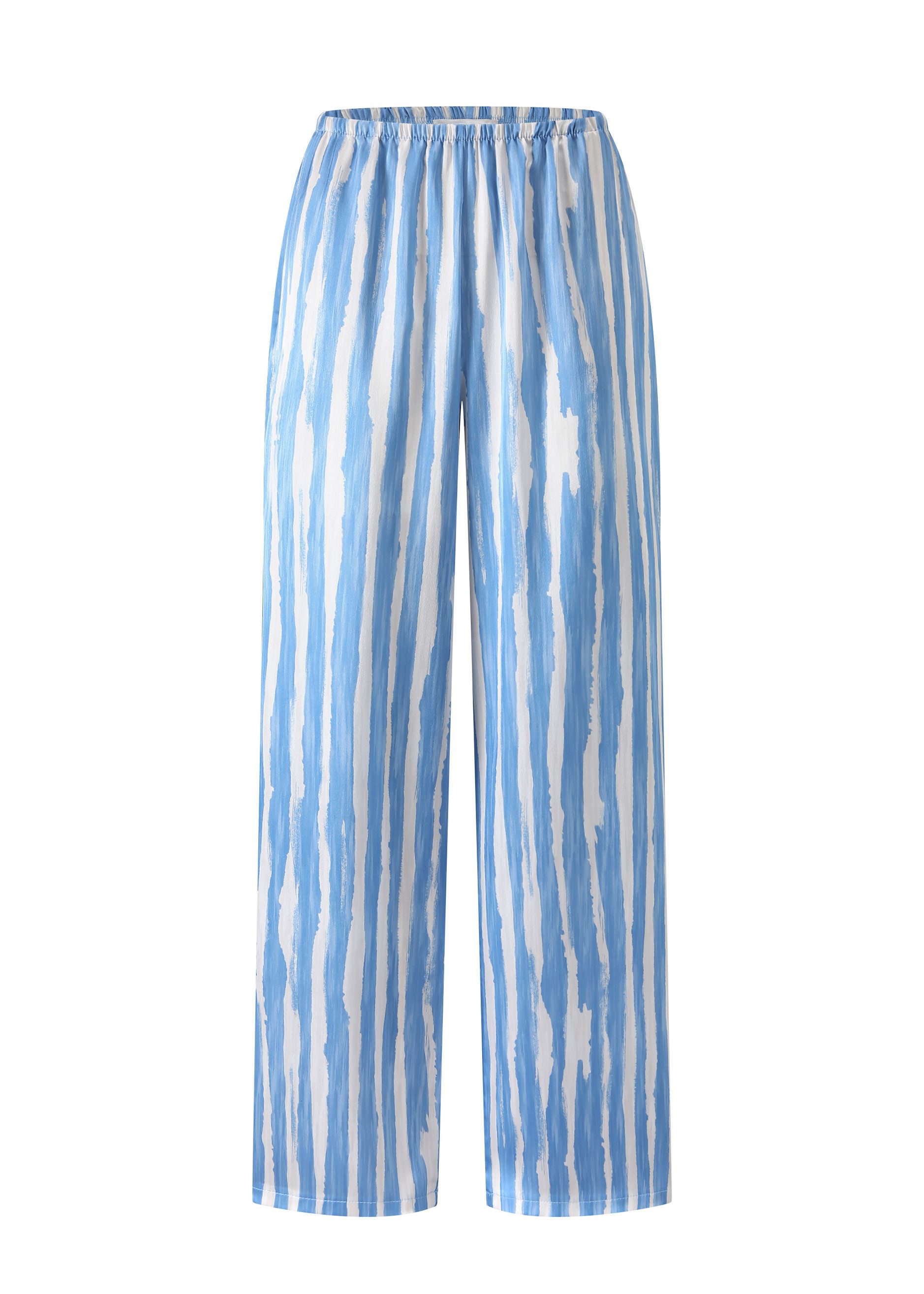 SASSYCLASSY Minirock Lockere Satinhose Damen Lang mit Print Hose aus Satin günstig online kaufen