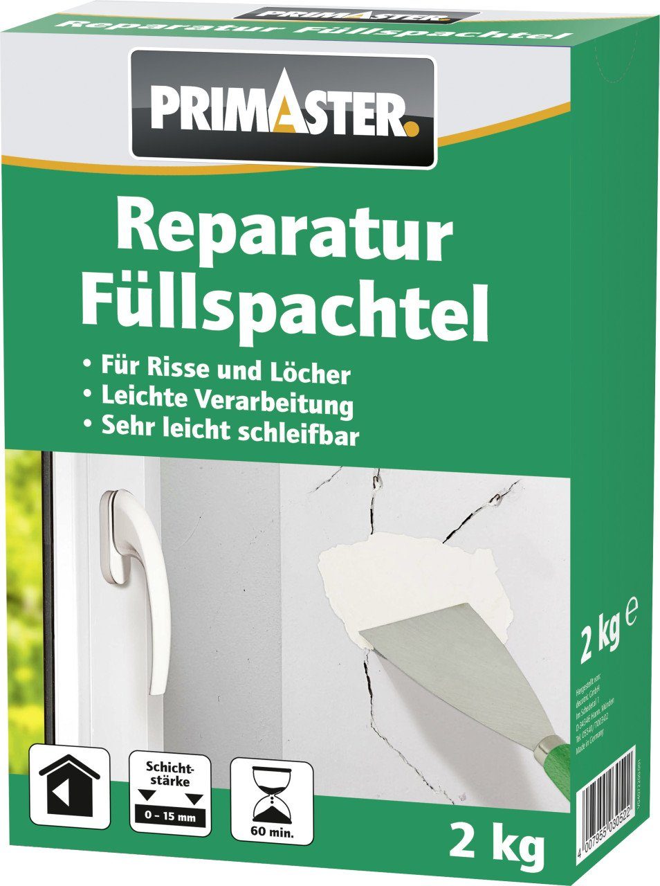Spachtelmasse Primaster Reparatur Füllspachtel 2 kg