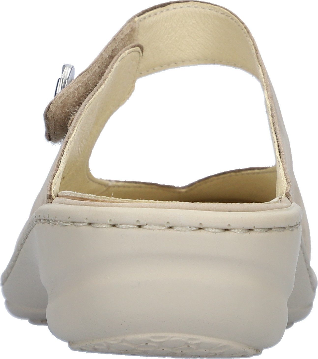 Waldläufer HERIA Clog Hausschuh, Sommerschuh, Klettschuh in Komfortweite H (sehr weit)