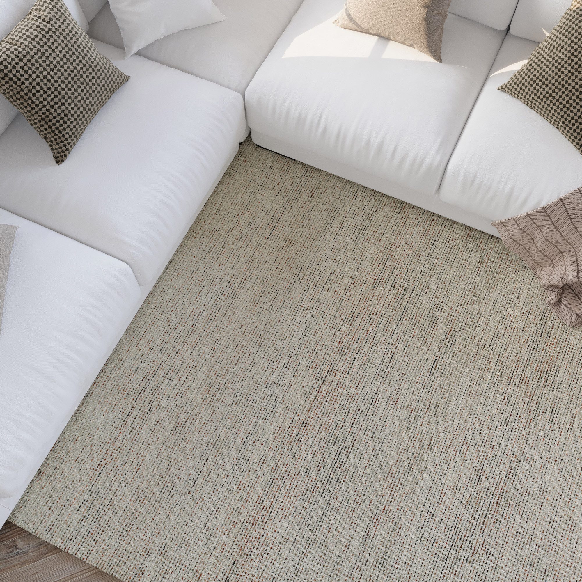 Wecon home Teppich Hamptons THIRTYTWO, rechteckig, Höhe: 15 mm, Läufer, Kurzflor, Wohnzimmer, Schlafzimmer, elegant, robust, Linien