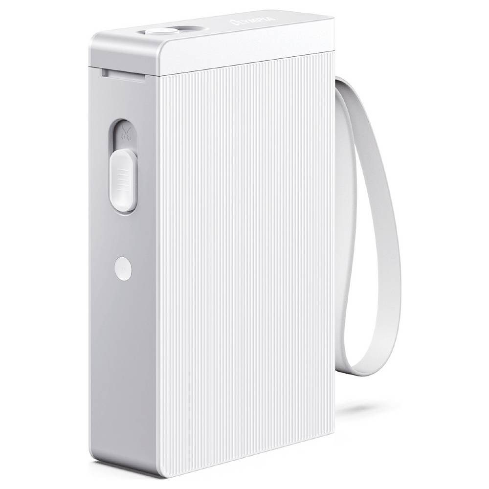 Olympia Etikettendrucker Thermodirekt 203 x 203 dpi Etikettenbreite (max): 15 Etikettendrucker, (Bluetooth®, Mobil drucken mit Akku, Automatische Stromabschaltung)