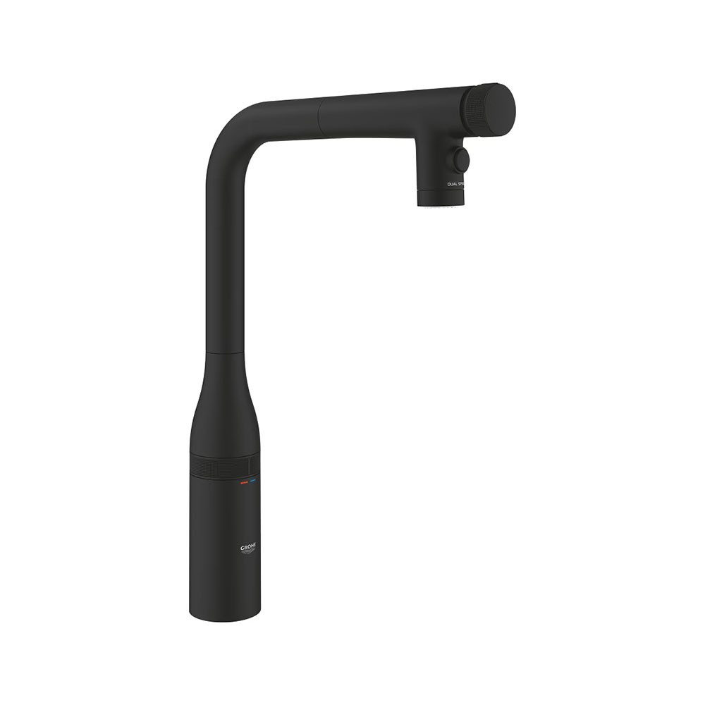 Grohe Küchenarmatur Essence SmartControl L-Auslauf Dualbrause