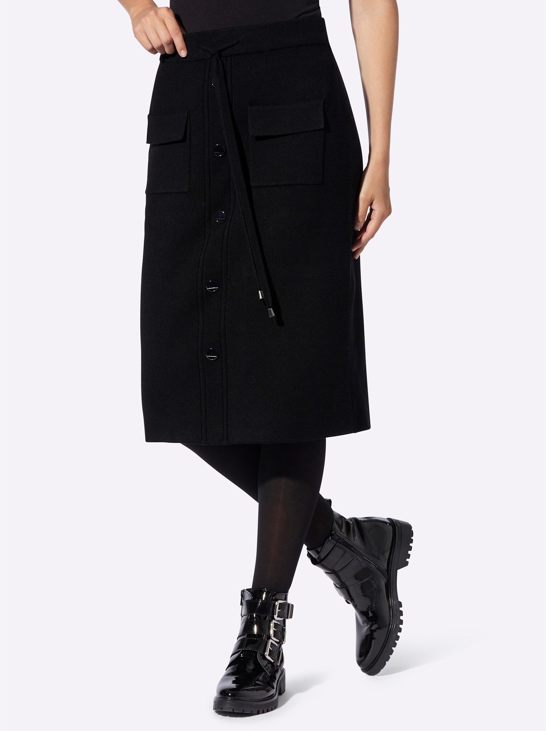 heine Strickrock Strickrock Länge ca. 68 cm günstig online kaufen