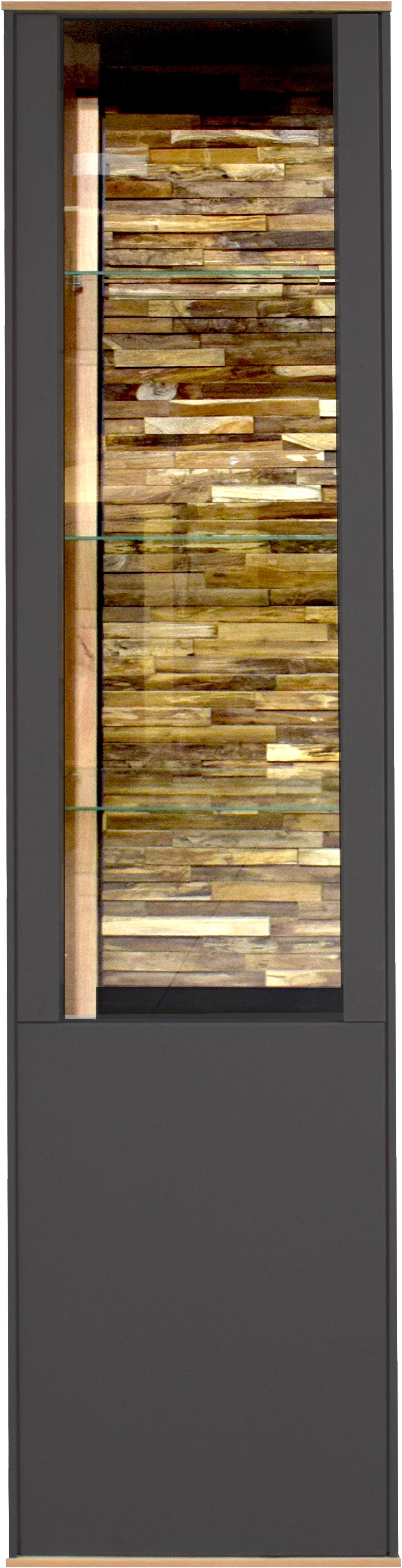 Mäusbacher Standvitrine Faro Faro Standvitrine: B 43 cm, Holz/Glas-Tür, LED-Licht, Push to open.