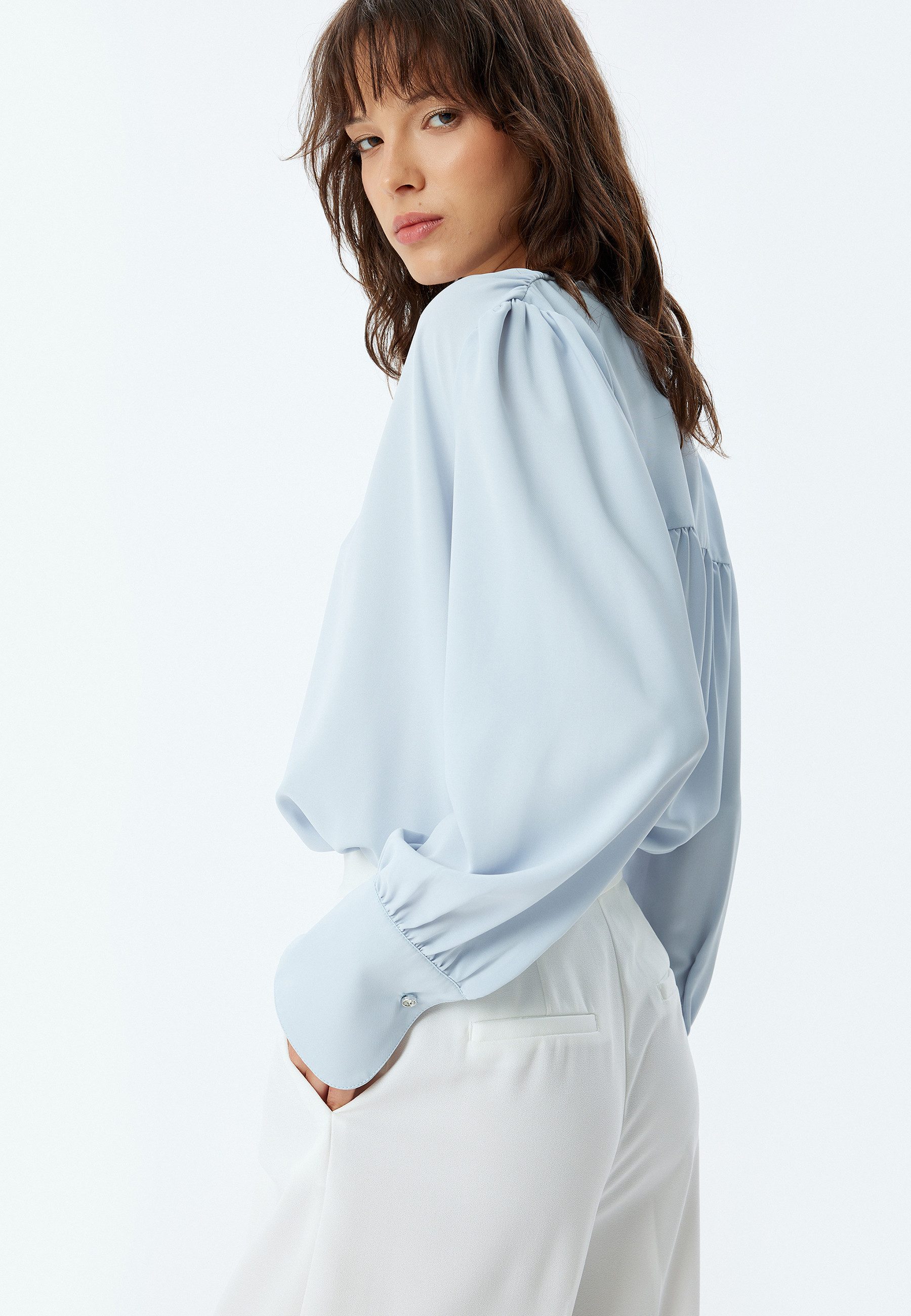 Koton Langarmbluse Langärmelig Rundhalsausschnitt günstig online kaufen