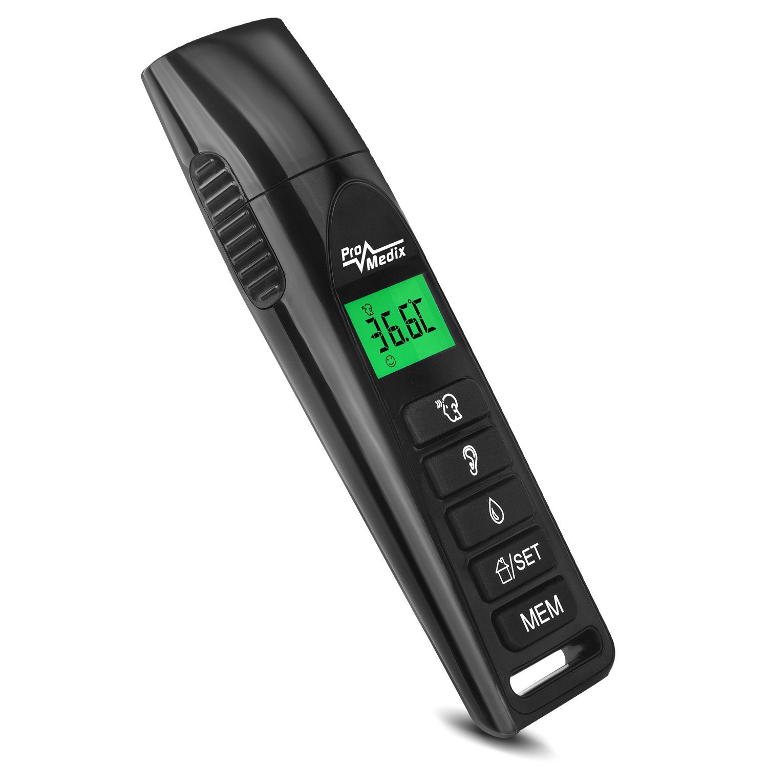 Promedix Infrarot-Fieberthermometer PR-638, 3 Funktionen zur Messung; Messbereich: 0 - 100 °C