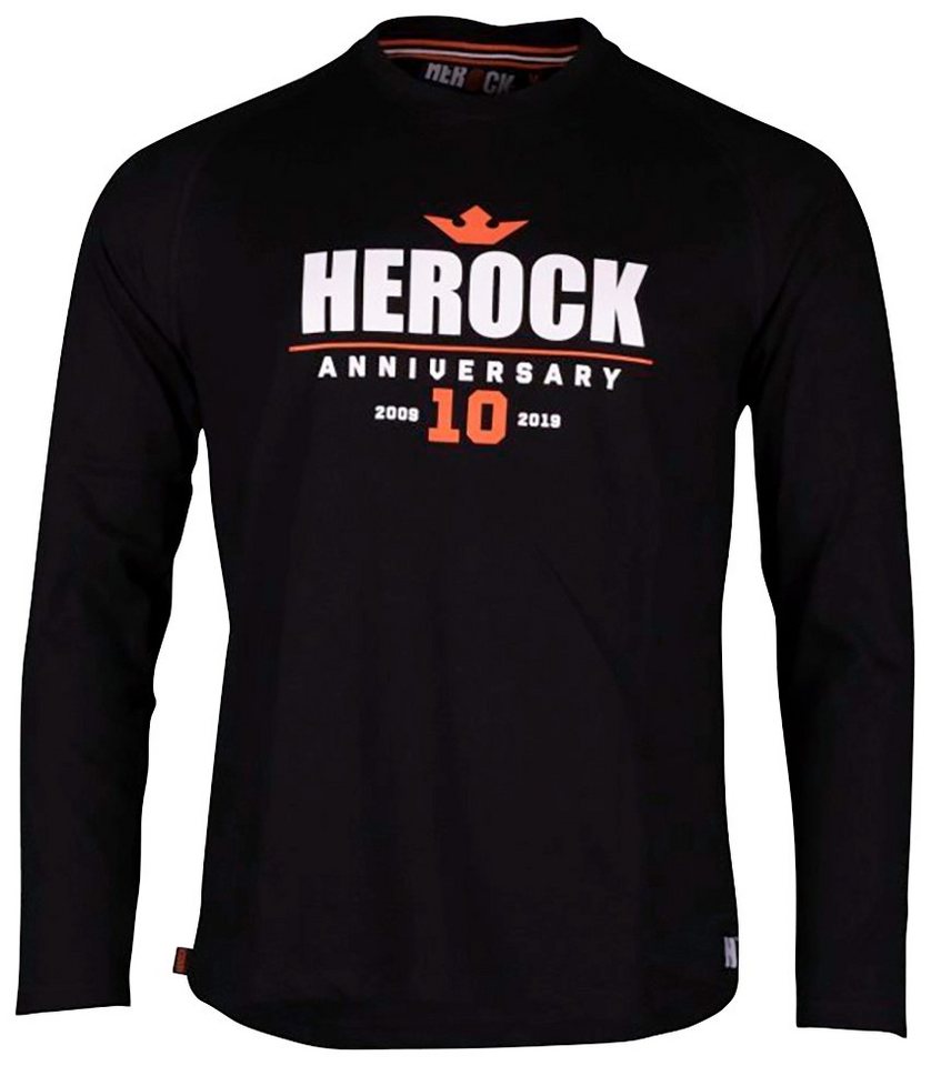 Herock T-Shirt Bran Mit langen Ärmeln, Rundhalsausschnit und Herock®- Aufdruck