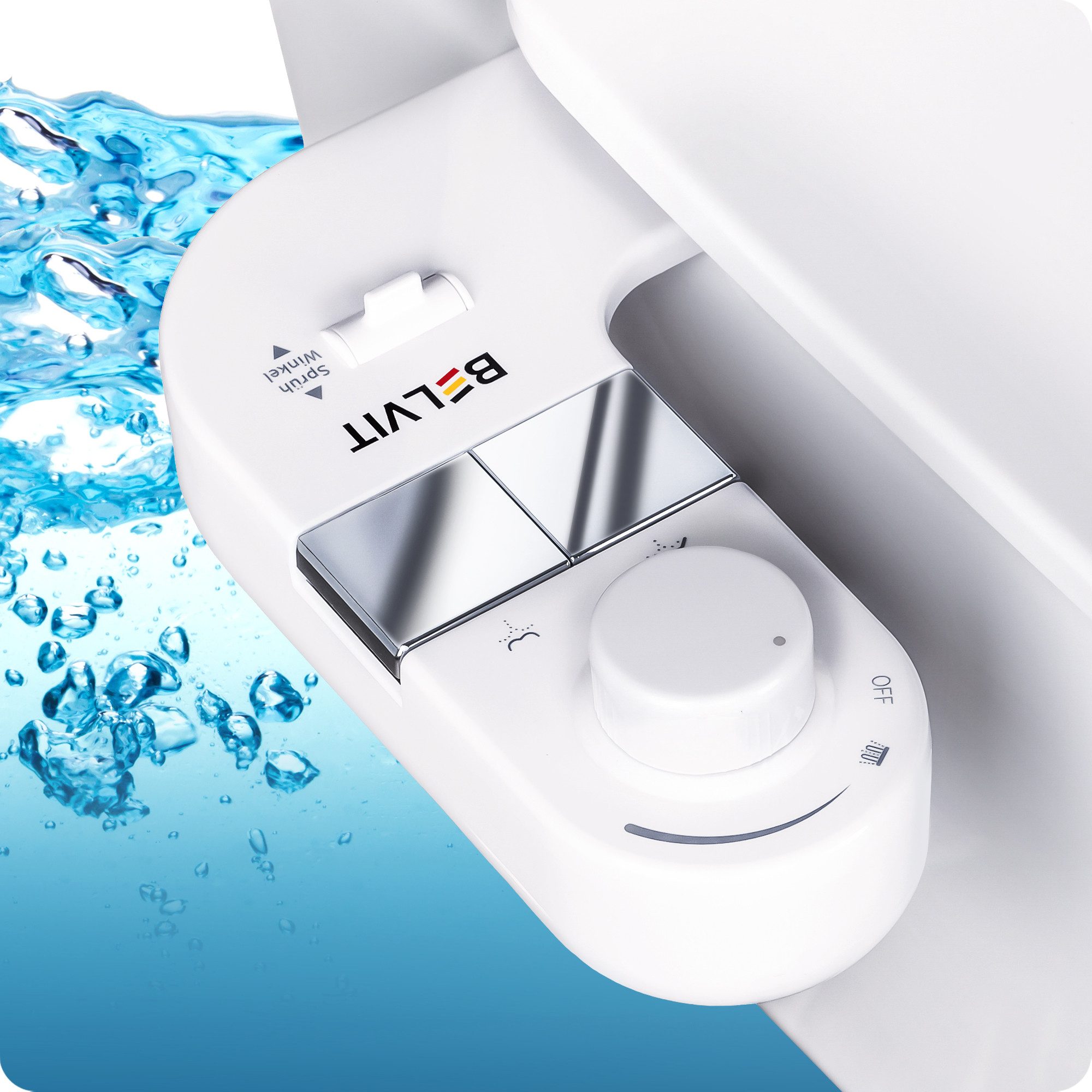 Belvit Bidet-Einsatz für Toiletten – Hygienischer WC Bidet Toilettenaufsatz günstig online kaufen