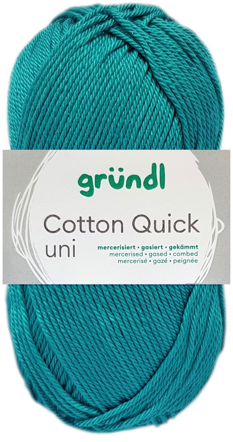 Gründl 50 Gramm Gründl Cotton Quick Uni Farbauswahl Häkelwolle
