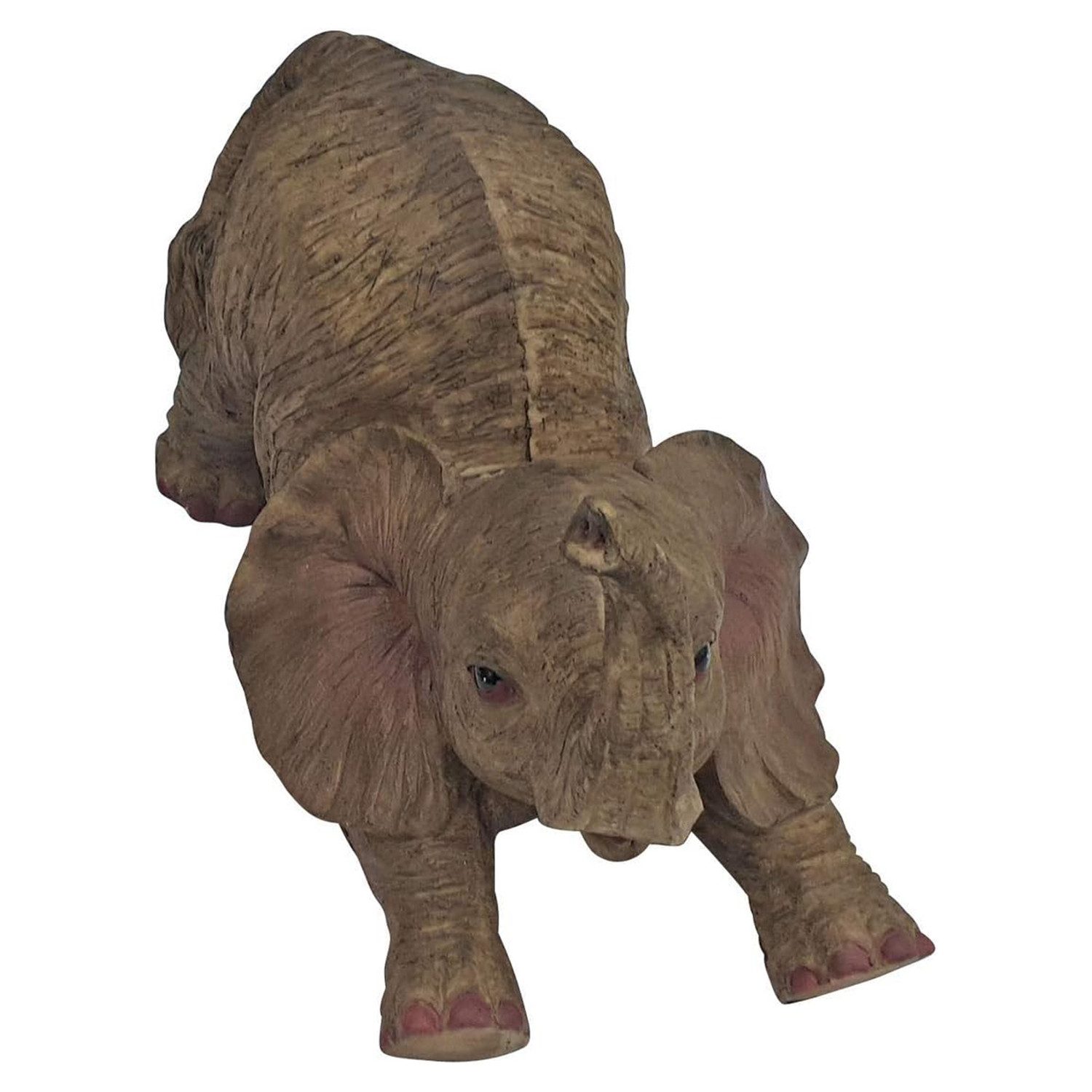 Fachhandel Plus Tierfigur Elefant Elefantenfigur Glückselefant liegend Dekofigur (1 St), dieser wetterfeste Elefant ist überall ein Hingucker