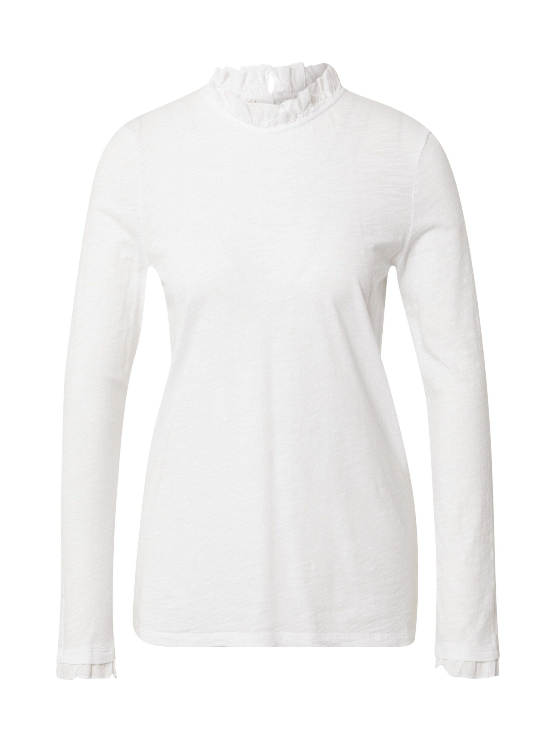 RICHROYAL Langarmshirt (1-tlg) Rüschen