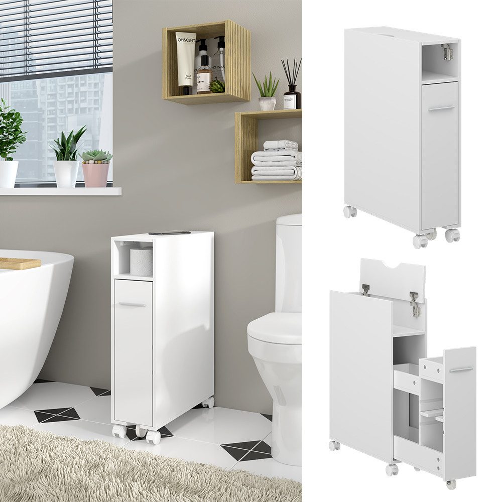 Vicco Badregal Niva, Weiß, 18 x günstig online kaufen