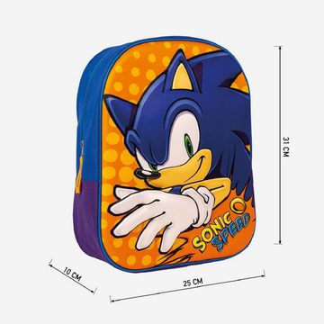 Sonic The Hedgehog Rucksack Backpack Freizeitrucksack: Der ultimative 3D Rucksack für unterwegs