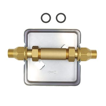 Schlösser Warmwasserzähler Wasserzähler Unterputz-Einbaukasten UPK, 1/2" AG, 15mm Lötanschluss