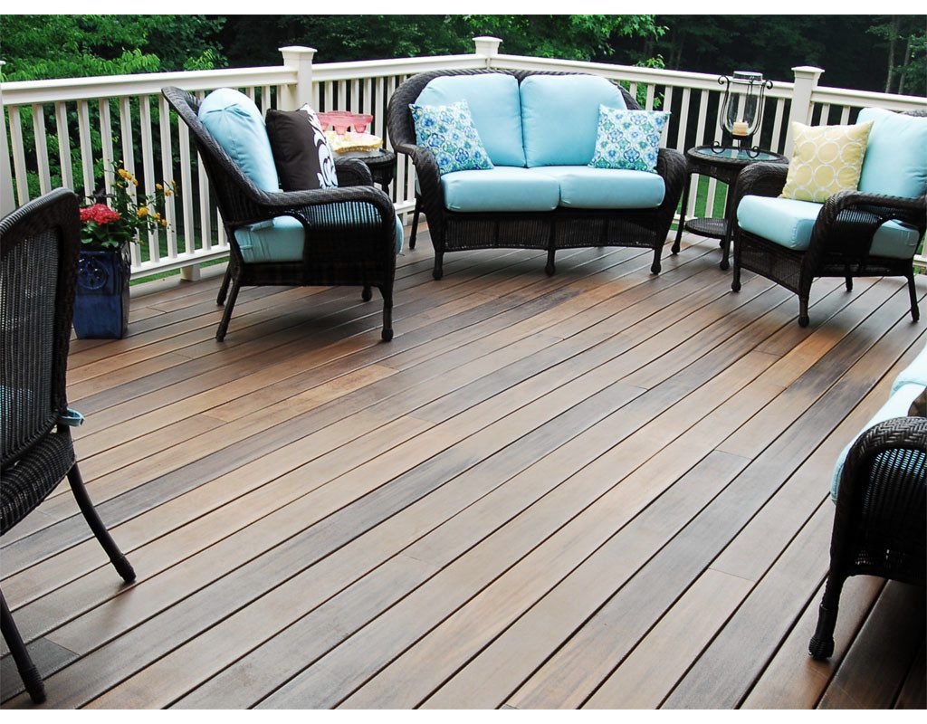 FIBERON Terrassendielen WPC Terrassendiele Horizon Ipé, BxL: je 13.6x488 cm, 24 mm Stärke