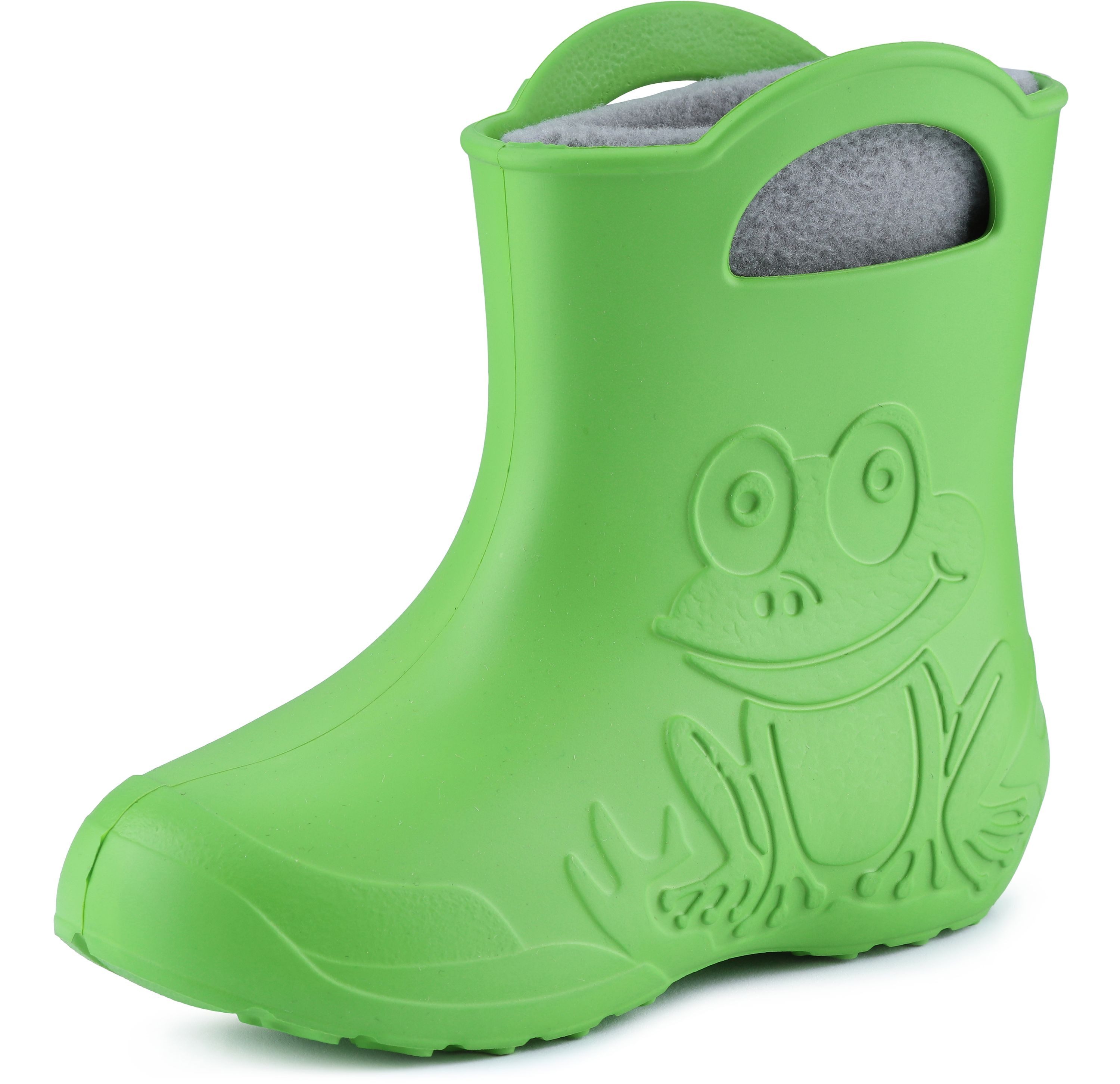 Ladeheid Kinder EVA federleichte Regenschuhe LA-CA-03 Gummistiefel mit herausnehmbares Innenfutter