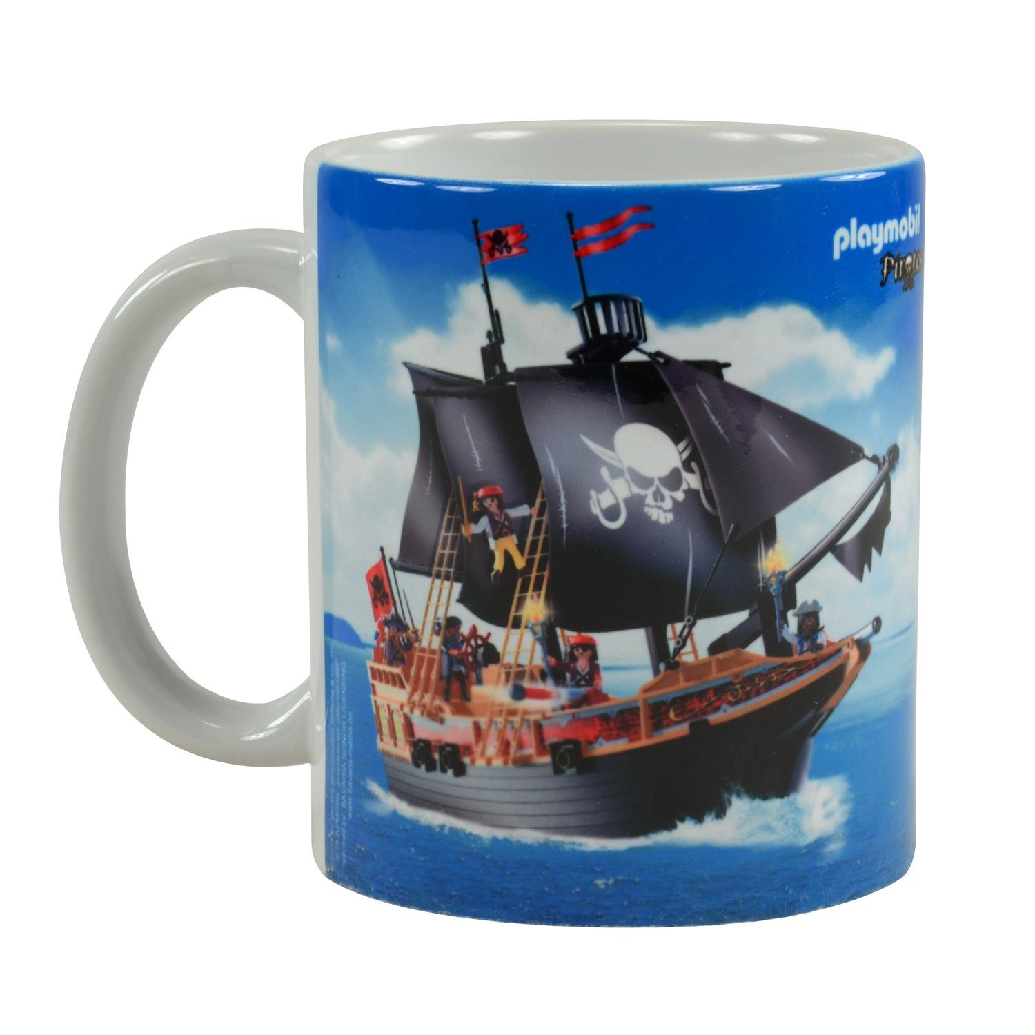 United ml, 320 Blau Keramik Labels® Tasse Keramik Playmobil Piraten - Tasse
