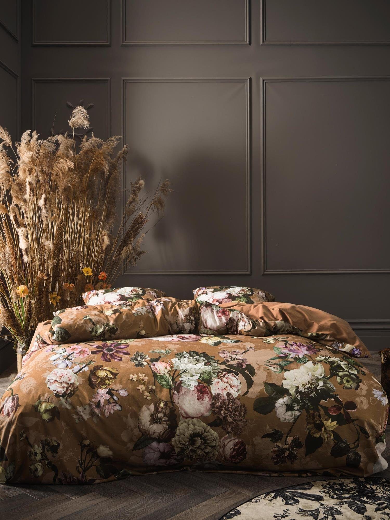 Essenza Bettwäsche Fleur, Satin, 2 teilig, mit floralem Muster günstig online kaufen