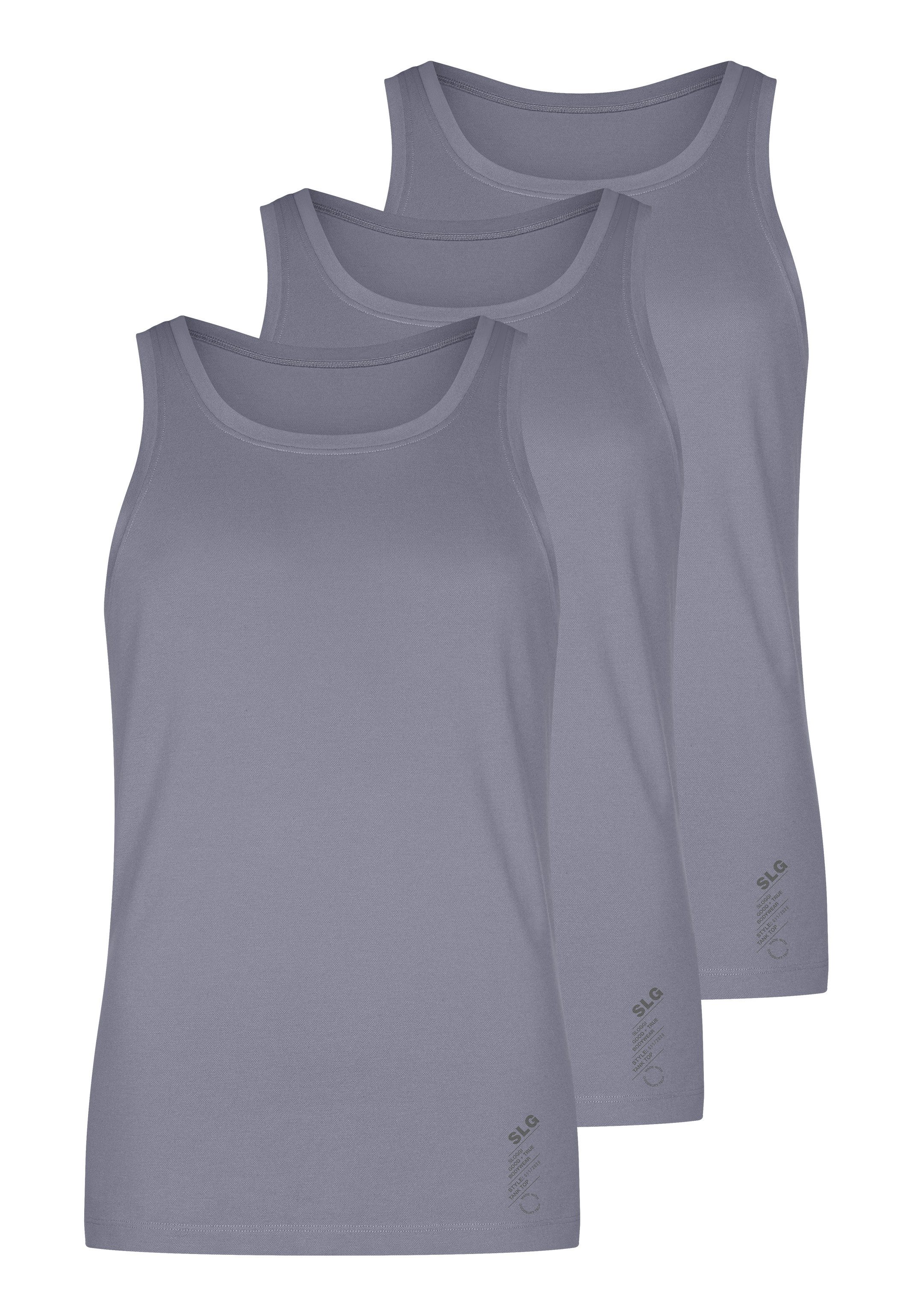 sloggi Unterhemd 3er Pack SLG Base Soft (Spar-Set, 3-St) Unterhemd / Tanktop - Atmungsaktiv