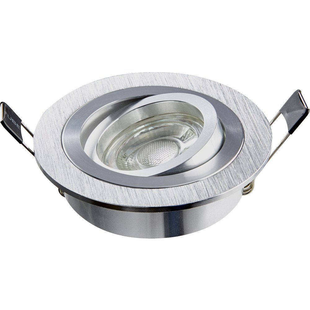 HEITRONIC Einbauleuchte Heitronic 500591 DL7801 Einbauleuchte LED LED fest eingebaut 8 W Alu