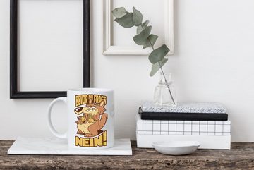 Youth Designz Tasse Bevor du Fragst Nein Kaffeetasse Geschenk, Keramik, mit modischem Print