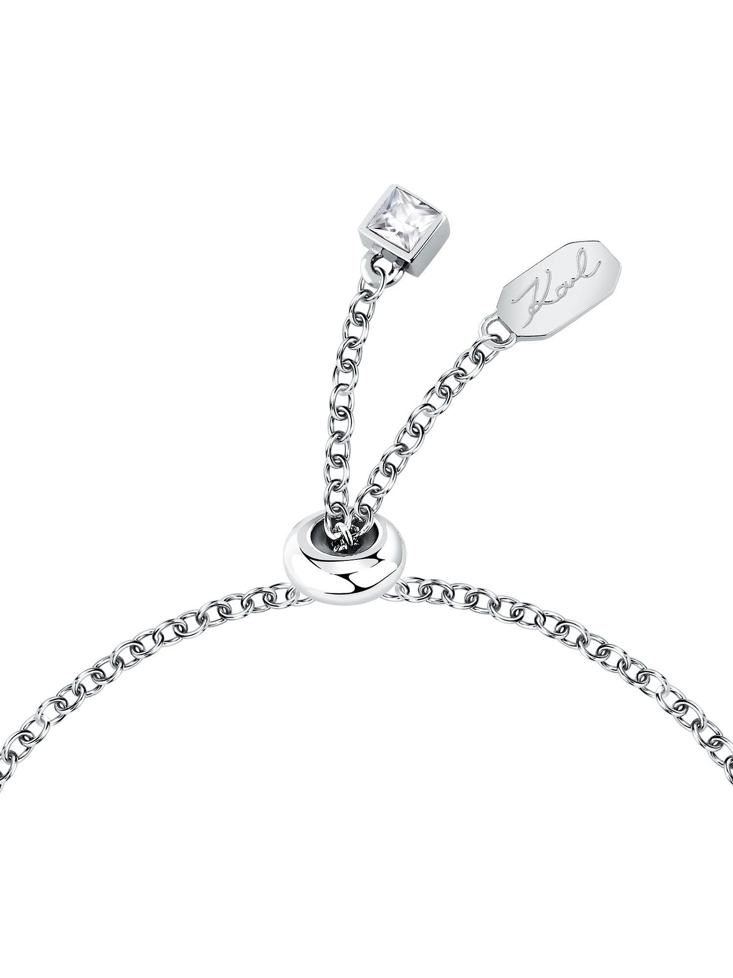 KARL LAGERFELD Armband Karl Lagerfeld Damen-Armband Edelstahl Kristall, Illume