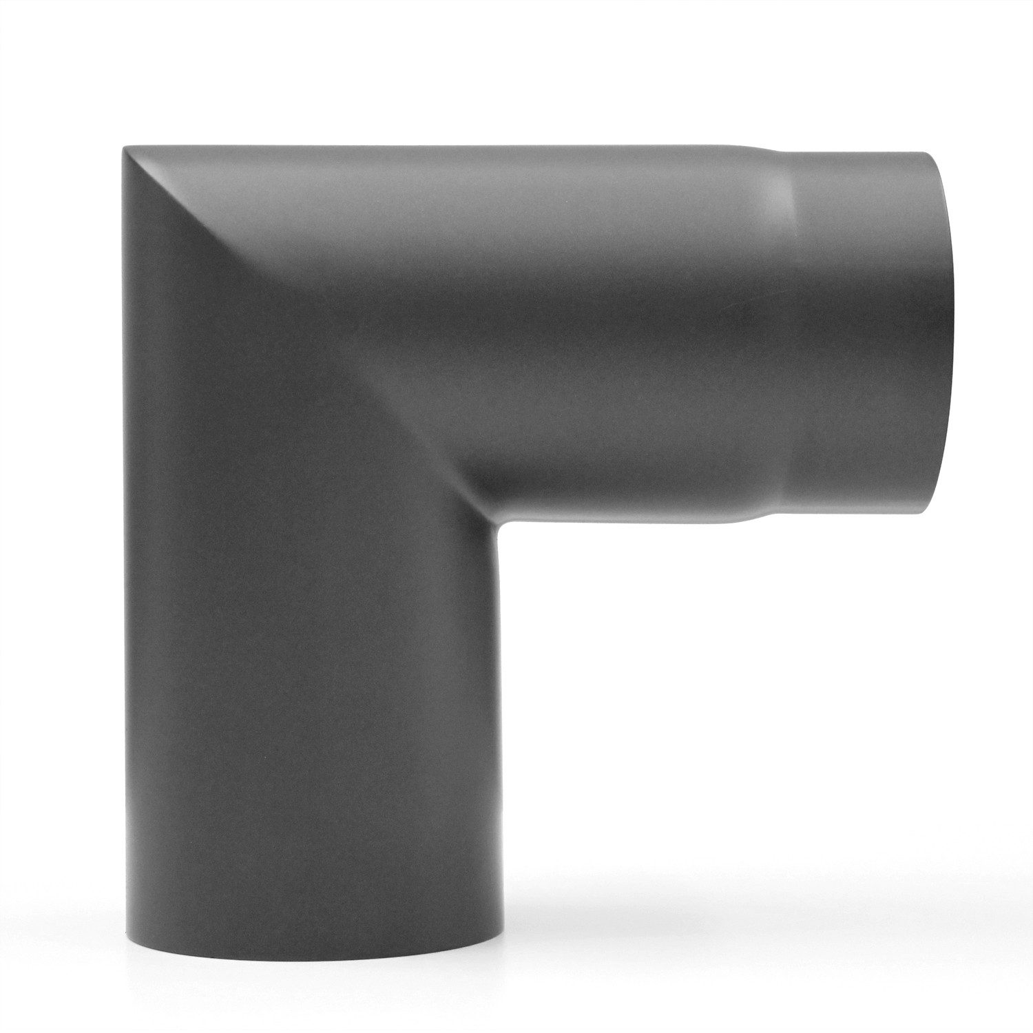 Raik Ofenrohr raik Rauchrohrbogen Ofenrohr 120mm - 90° zweiteilig gussgrau, günstig online kaufen