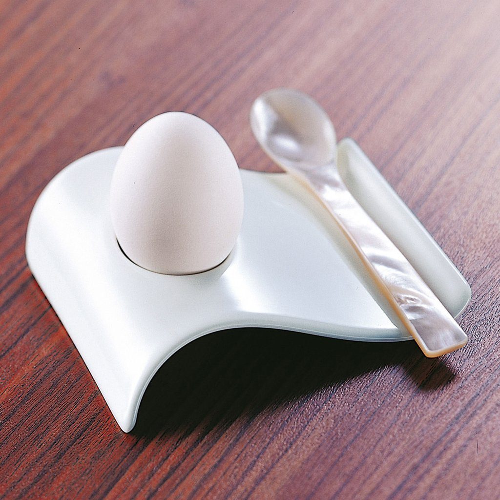 Villeroy & Boch Eierbecher NewWave Eierbecher, (1-tlg), Premium Porcelain, mikrow.- & spülm.sicher, Made in Germany