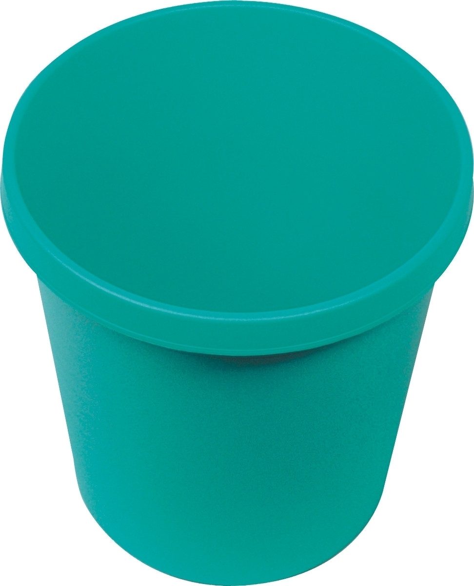 HELIT Papierkorb Papierkorb 18l grün (15 Stück)